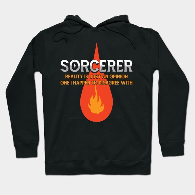 Sorcerer Tabletop Class Pen and Paper DnD Gift Hoodie by woormle